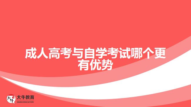 成人高考與自學(xué)考試哪個(gè)更有優(yōu)勢(shì)