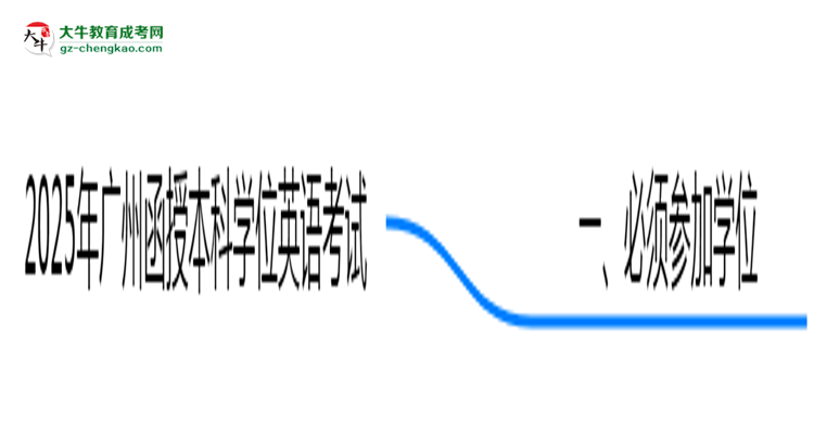 2025年廣州函授本科學(xué)位英語必考嗎？替代方案思維導(dǎo)圖