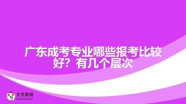 廣東成考專業(yè)哪些報(bào)考比較好？