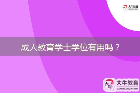 成人教育學士學位有用嗎？