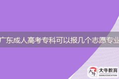 2024年廣東成人高考專(zhuān)科可以報(bào)幾個(gè)志愿專(zhuān)業(yè)