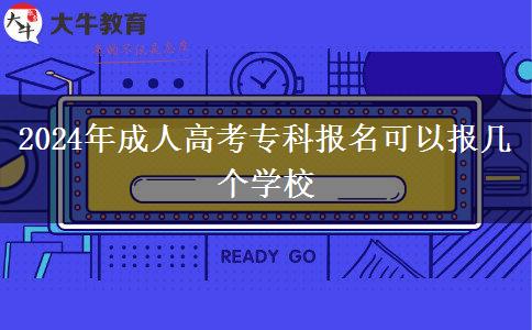 2024年成人高考?？茍竺梢詧髱讉€學校