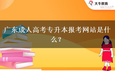 廣東成人高考專升本報(bào)考網(wǎng)站是什么？