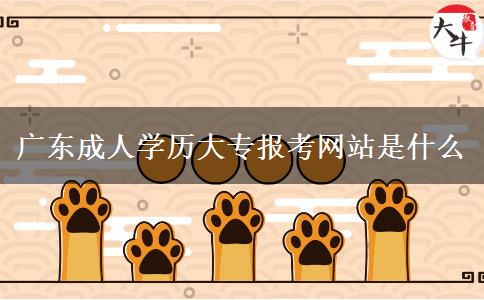 廣東成人學(xué)歷大專報(bào)考網(wǎng)站是什么